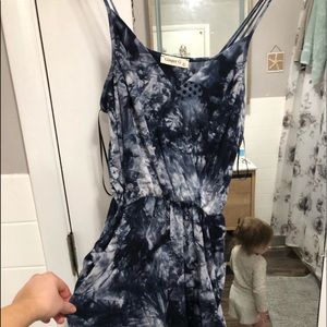 Boutique tie dye colored romper